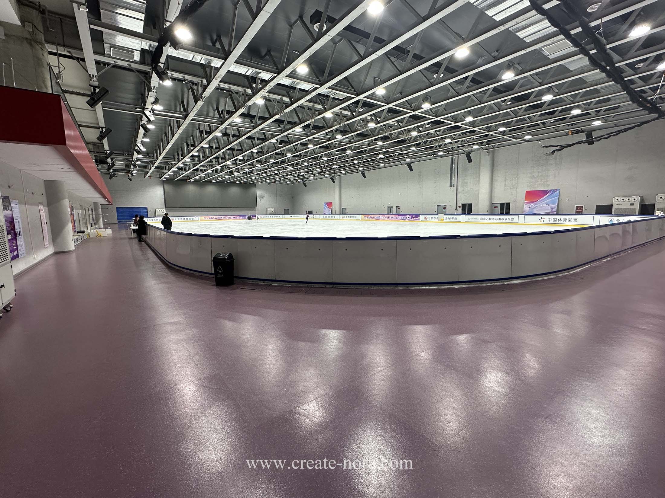 the photo of nora rubber flooring in Wukesong Ice Sports Center 1